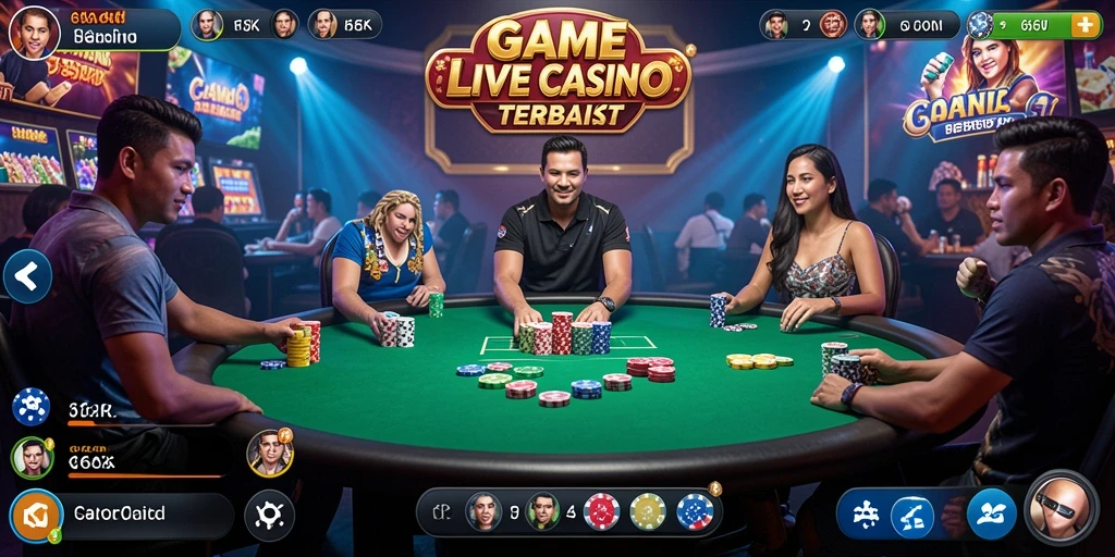 Tangkap momen seru permainan Live Casino di 66K.