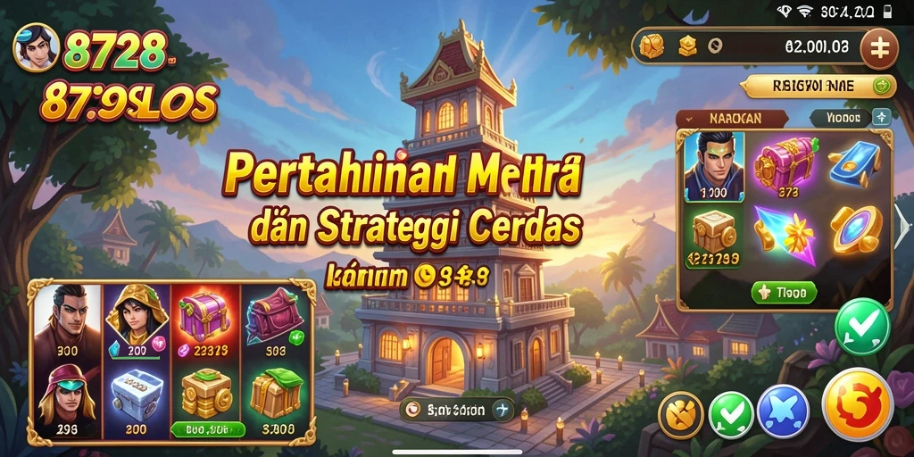 Tampilkan strategi menara pertahanan dengan grafik menawan dari 8728SLOTS.