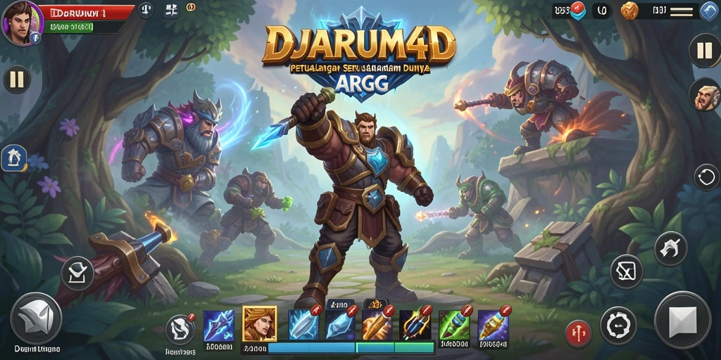 Gameplay seru dengan pertarungan penuh aksi di DJARUM4D.