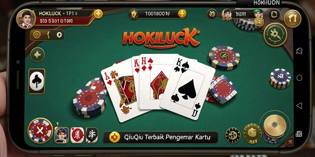 Tampilan gameplay QiuQiu yang mendebarkan di HOKILUCK.