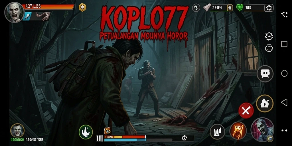 Gameplay KOPLO77 yang menegangkan dengan suasana horor yang kental.