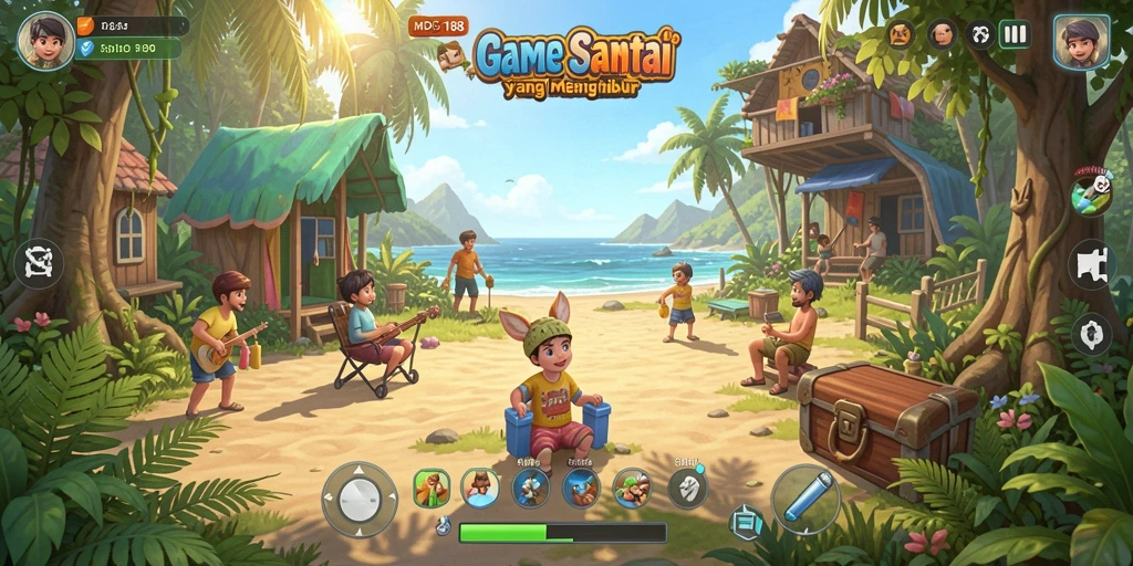 Tampilan gameplay MDG188 yang menarik dan santai.