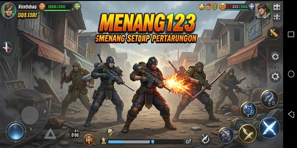 Tampilan menarik dari gameplay strategis MENANG123 yang mendebarkan.