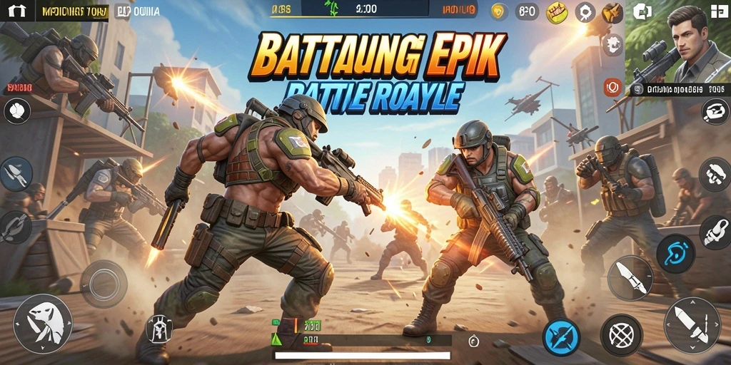 Tangkap aksi mendebarkan di arena Battle Royale MPOID.