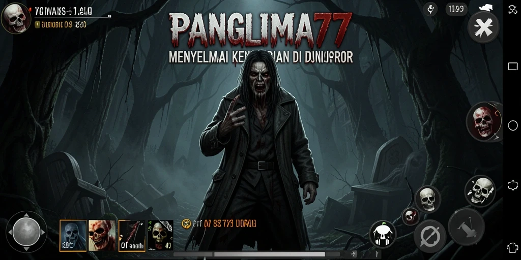 Screenshot menampilkan gameplay mencekam di PANGLIMA77.