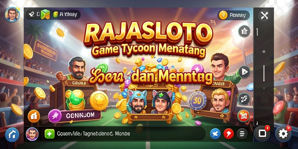 Tampilan gameplay RAJASLOTO yang seru dan interaktif.