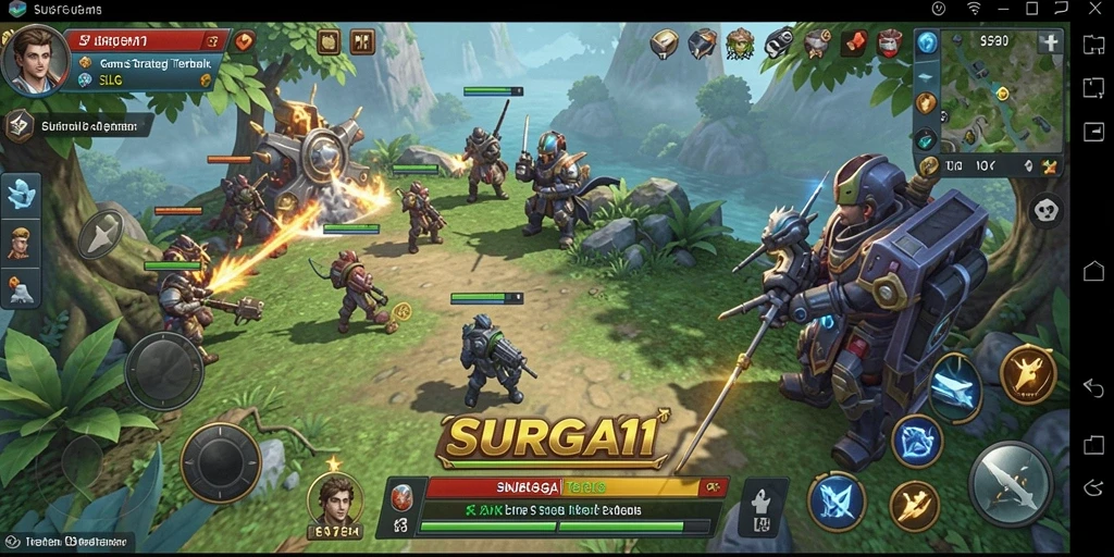 Tampilan menarik gameplay SURGA11 dengan berbagai strategi SLG.