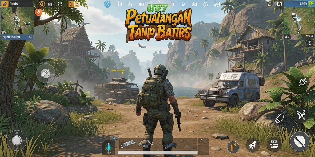 Screenshot UT77 menampilkan aksi seru di dunia terbuka.
